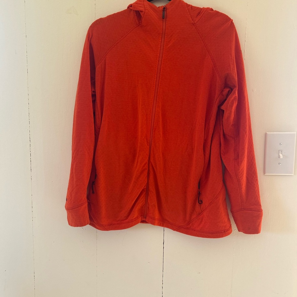 Rab Orange Zip-Up Hoodie